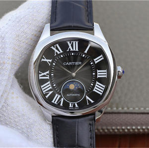 Cartier DRIVE DE CARTIER серии WGNM0009 черные мужские часы с фазой луныV6 Cartier DRIVE DE CARTIER серии WGNM0004 черные мужские часы в форме черепахи
