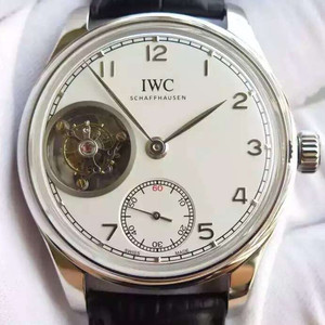 IWC Portuguese Tourbillon Series, автоматические мужские механические часы с настоящим маховиком