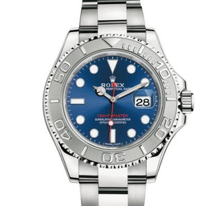 AR завод Rolex Yacht-Master 268622 Голубой покрытие унисекс дамы новые часы.