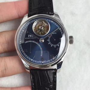 TF IWC Португальский Tourbillon Reverse Series, оснащенный индивидуальной версией IWC Auto 51900 автоматического истинного движения турбийона