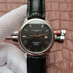 Мужские часы Vacheron Constantin оснащены импортными 9015 модифицированными Cal.2450_Q6 движением.
