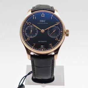 Top re-engraved zf factory v4 IWC rose gold black face model The best version