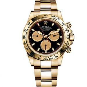JH Factory Rolex m116508-0009 Daytona Series Chronograph Mechanical Watch (Gold) Top Replica Watch
