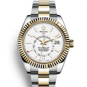 N Rolex Oyster Perpetual SKY-DWELLER m326933-0009 Funktionell mekanisk klocka för män